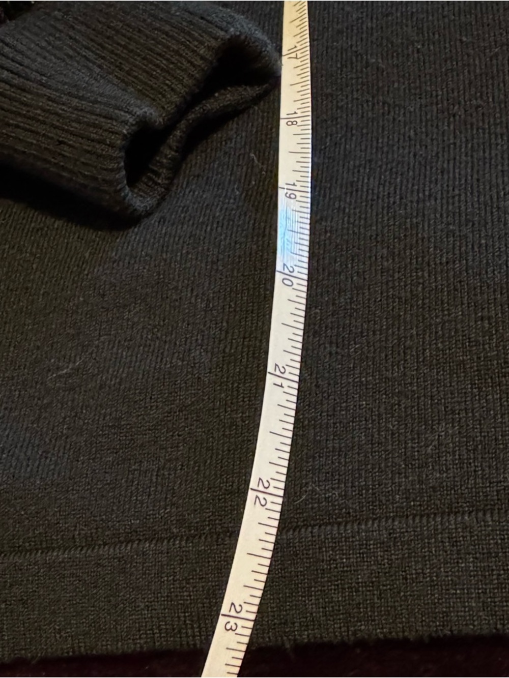 Flying Tomato Black Sweater with Gold-Accent Sequin Grid Sleeves - Picture 8 of 8